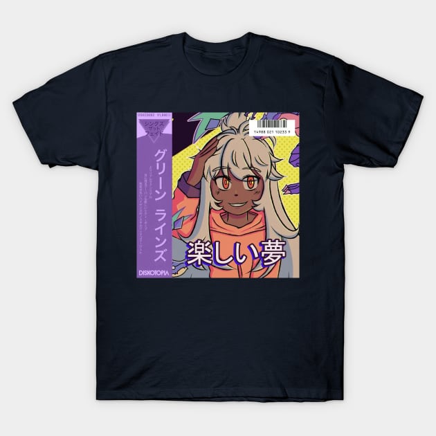 Retro Vaporwave 80s anime aesthetic T-Shirt by KinseiNoHime